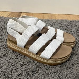Madden girl white strap sandals